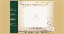 Desktop Screenshot of hotelwacker.de